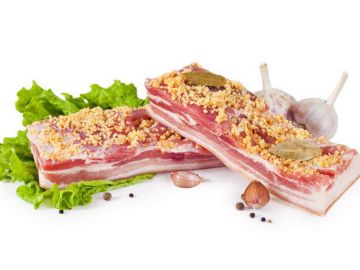 Сало солённое