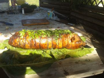 Поркетта (поросёнок фаршированный)